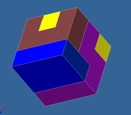 Computer Generated Puzzle Cube Part Image 3
